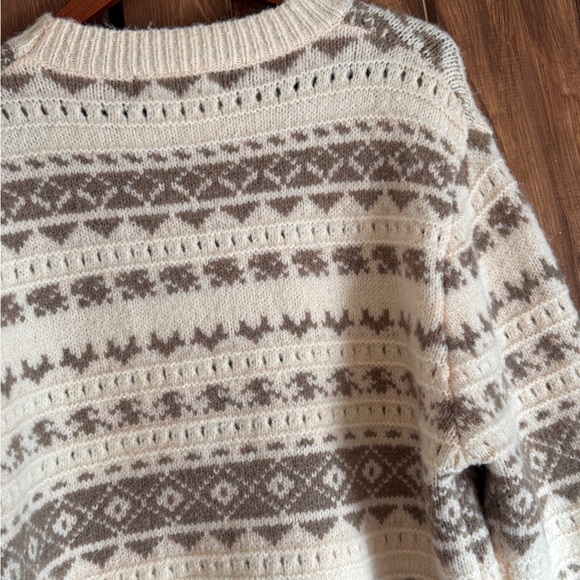 fab’rik Fair Isle Nordic Print Crewneck sweater - Picture 4 of 4